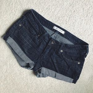 Bullhead Dark Wash Denim Shorts